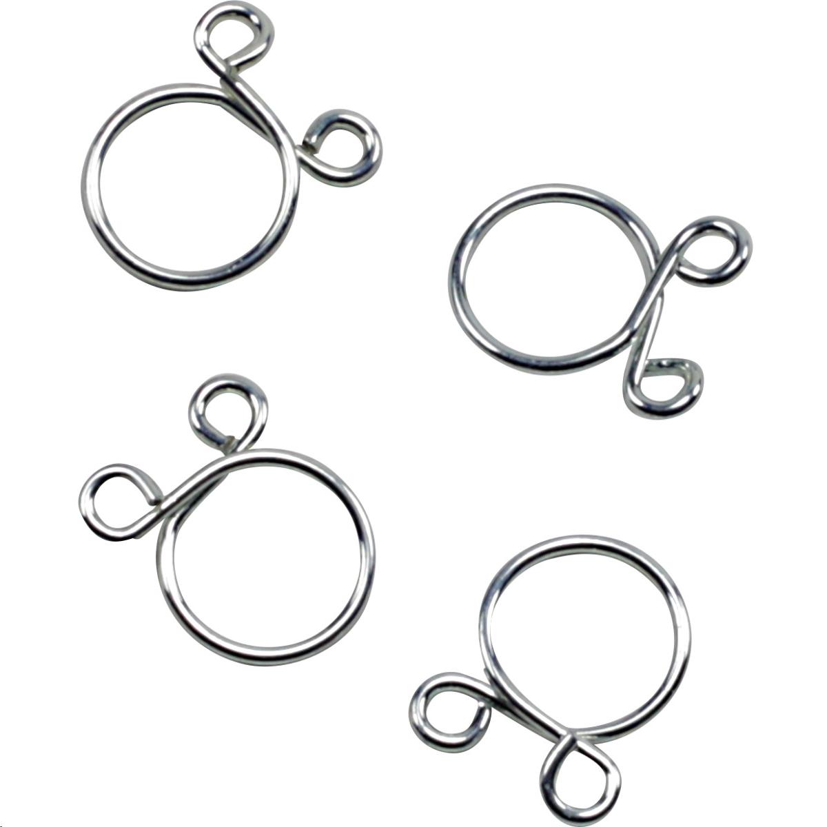 Hose Clamp Refill Kit - 9.8mm Wire - Silver