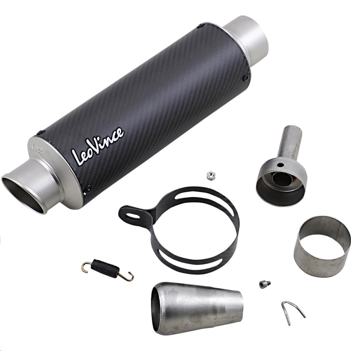 GP Corsa Universal Slip-On - 54mm x 2-1/4in. Inlet - Black Muffler