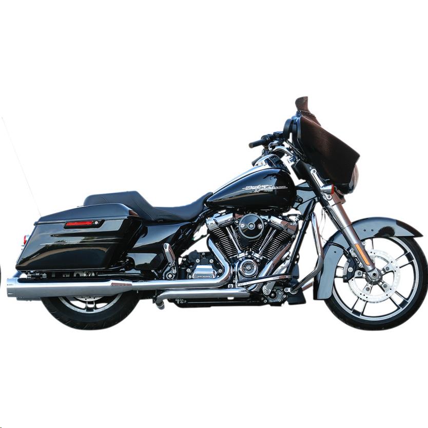 El Dorado Dual Exhaust System - Chrome with Chrome Tracer End Caps