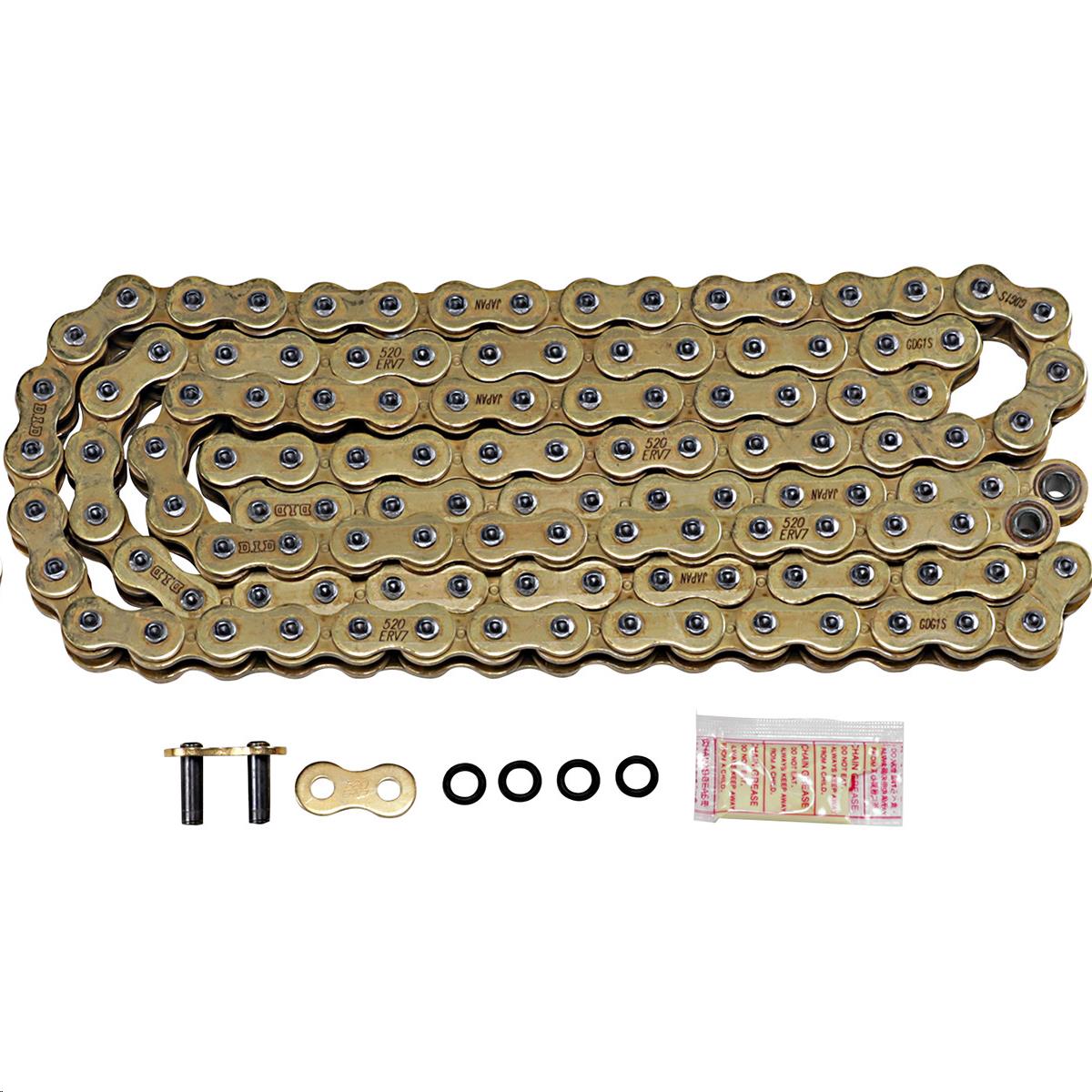 520 ERV7 Series Exclusive Racing Chain - 120 Links - Gold