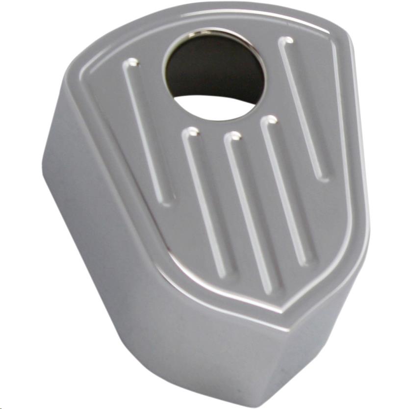 Ignition Switch Cover - Ball-Milled - Chrome