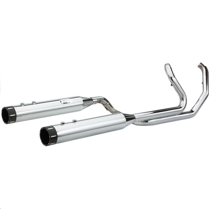 El Dorado Dual Exhaust System - Chrome with Tracer End Caps