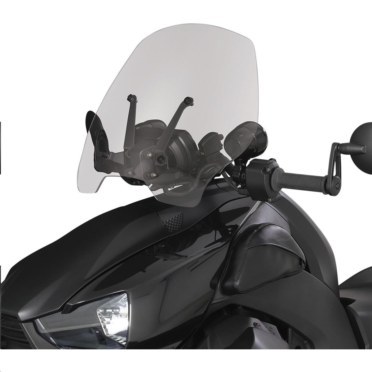 Adjustable Windscreen - Smoke