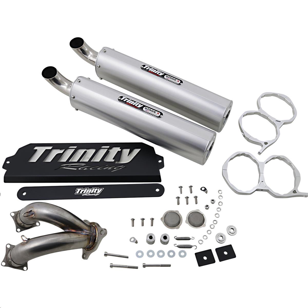 Stage 5 Dual Slip-On - Brushed Muffler