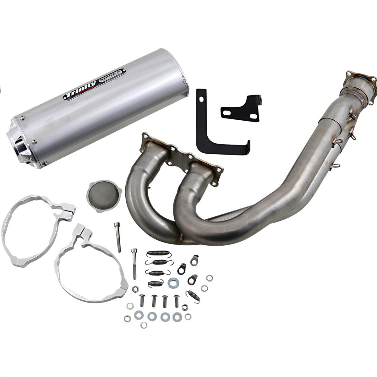 Stage 5 Dual Exhaust System - Brushed