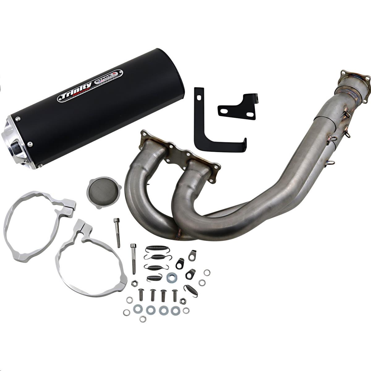 Stage 5 Dual Exhaust System - Black