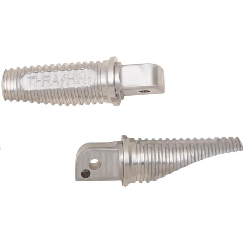 Canyon Passenger Footpegs - Raw Aluminum