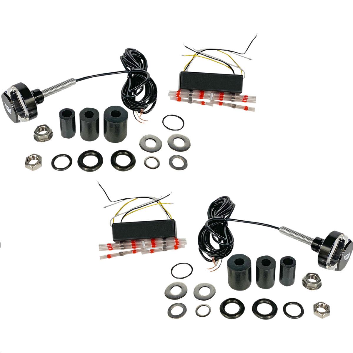 Dynamic LED Handlebar End Lights