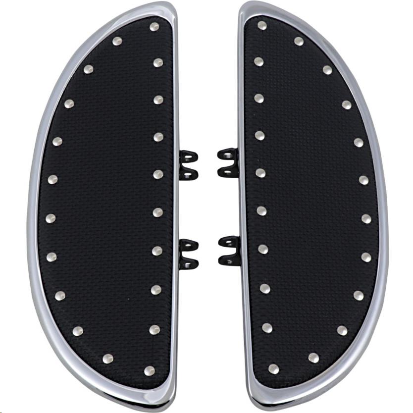 Standard 14in. Banana Boards - Chrome with Rivets