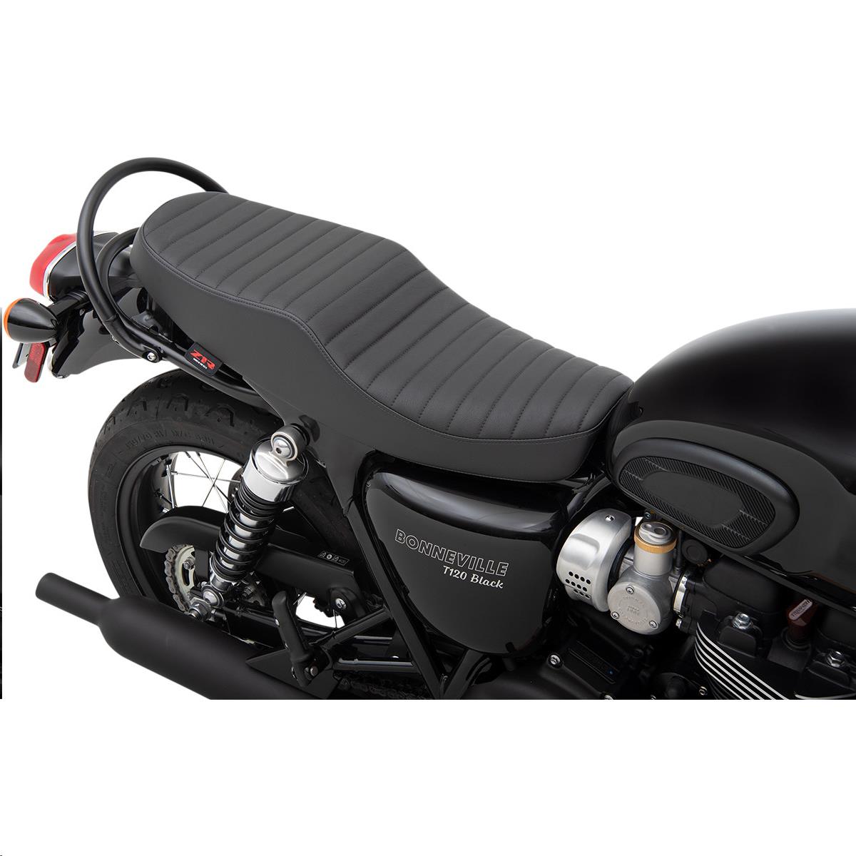 Retro-Style Classic Stitch Seat - Black