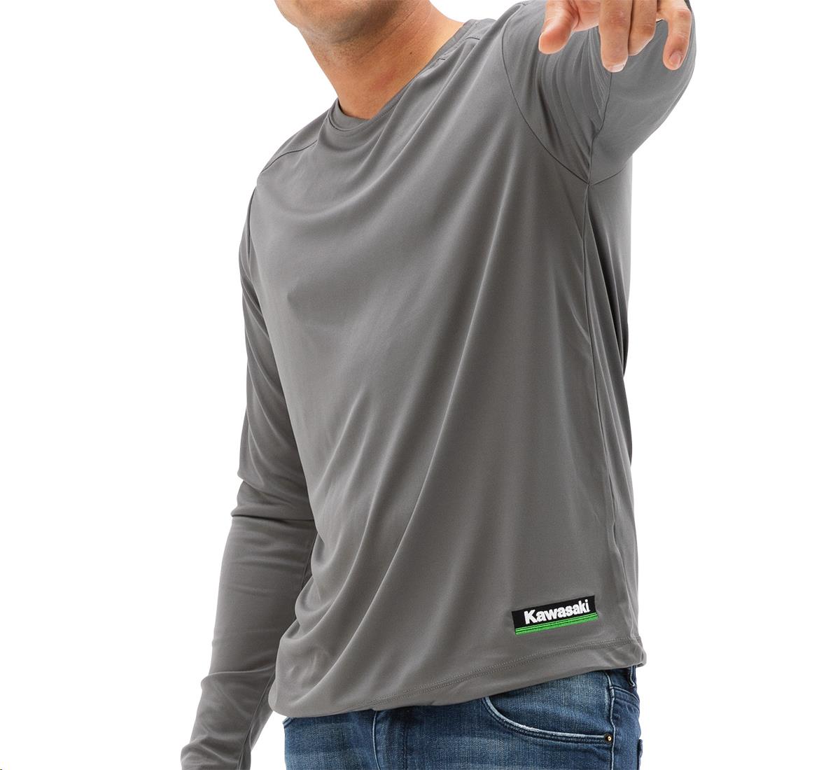 3 Green Lines Cool Dry Long Sleeve Shirt