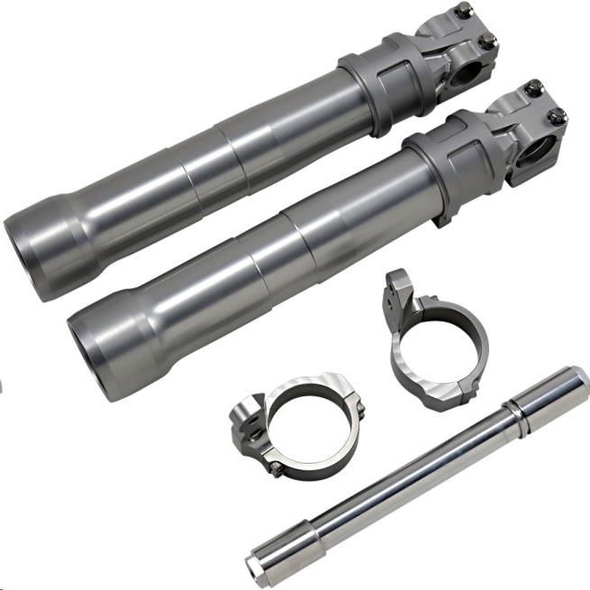 49mm Lower Legs - Clear  Anodized