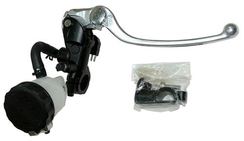 Radial Master Cylinder Brake Kit - Black/Silver - 19mm Piston