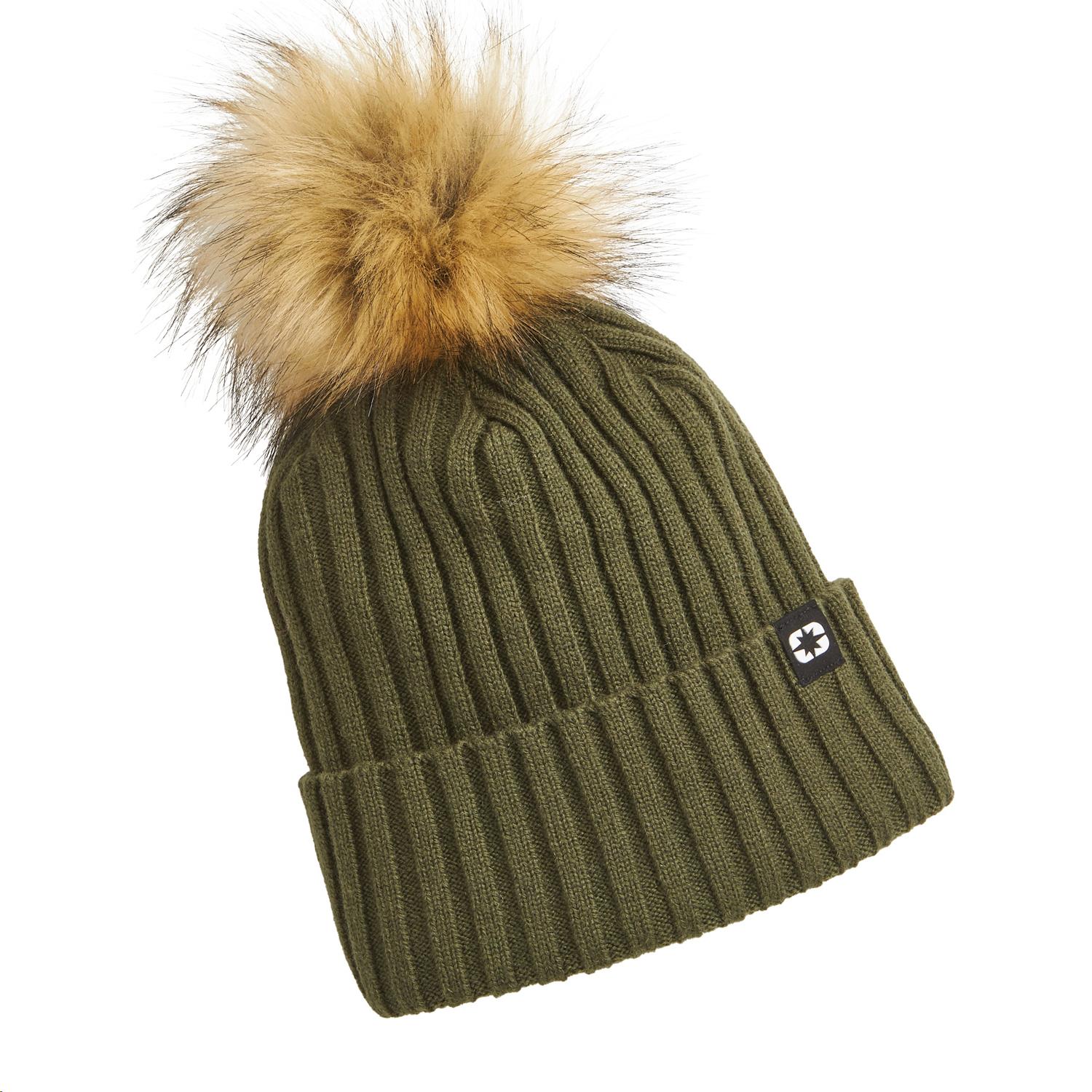 Removable Pom Womens Beanie