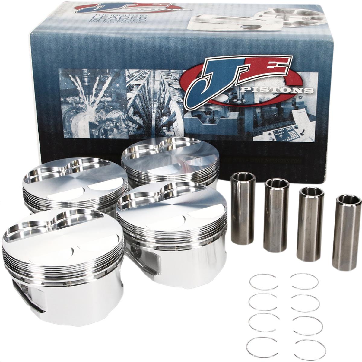 Round Piston Kit - 3.00mm Oversize to 84.00mm, 12.8:1 Compression