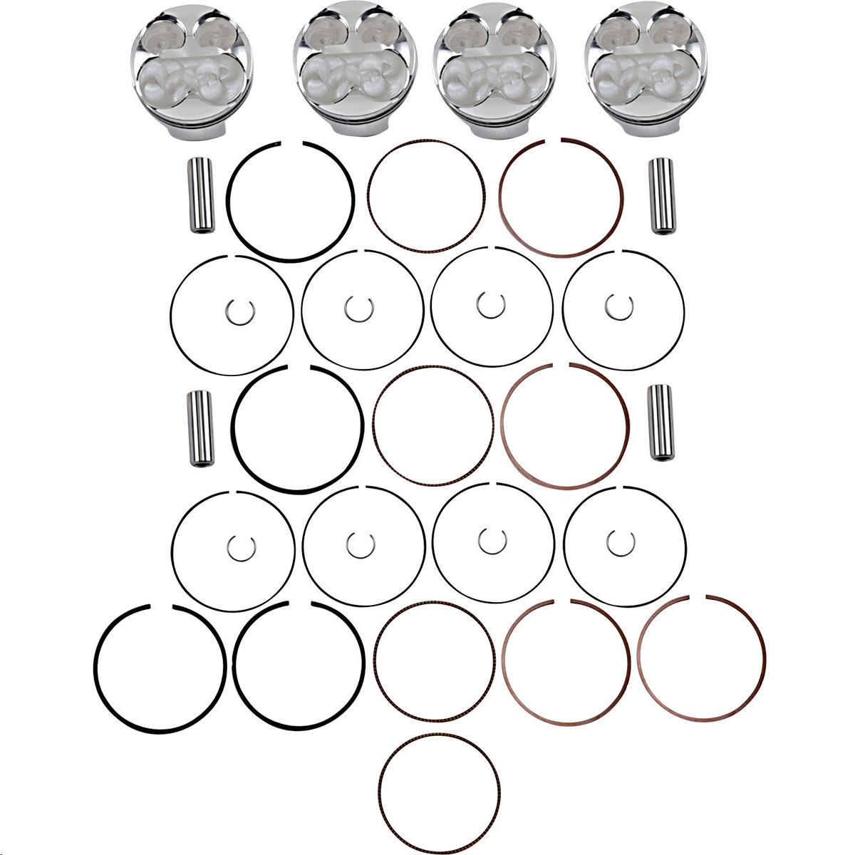 FSR Piston Kit - 2.00mm Oversize to 69.00mm, 13.0:1 Compression