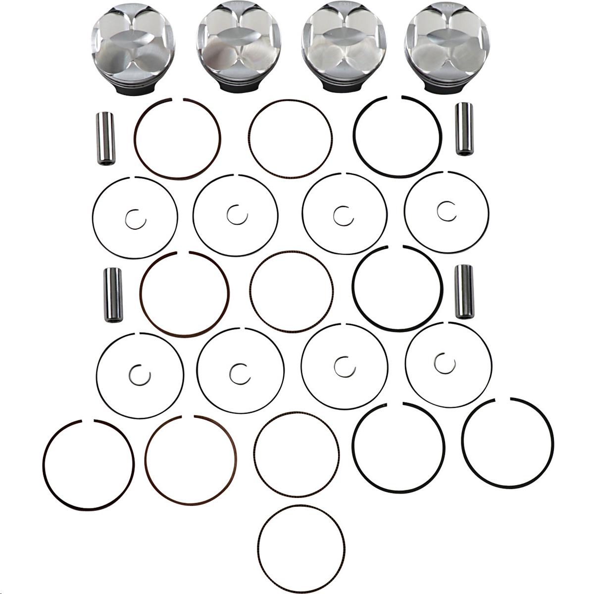FSR Piston Kit - 2.00mm Oversize to 69.00mm, 13.1:1 Compression