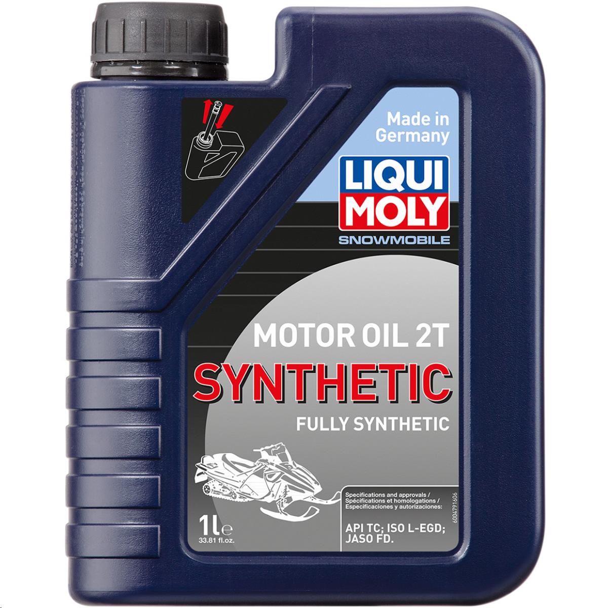 2T Synthetic Snowmobile Motor Oil - 1L.