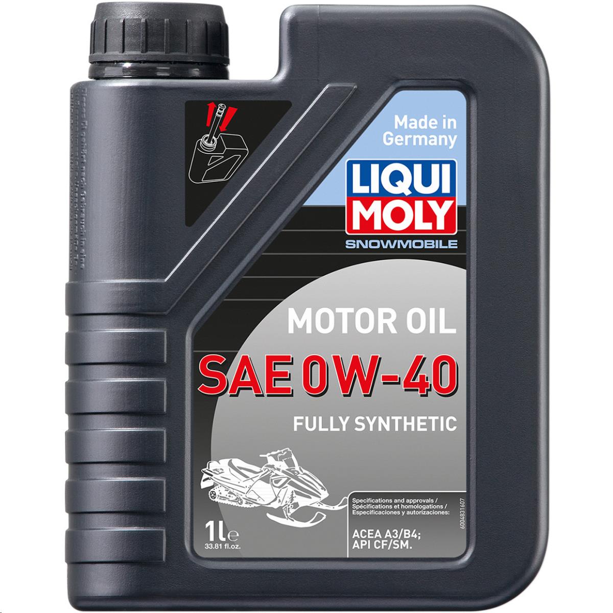 4T Synthetic Snowmobile Motor Oil - 0W-40 - 1L.
