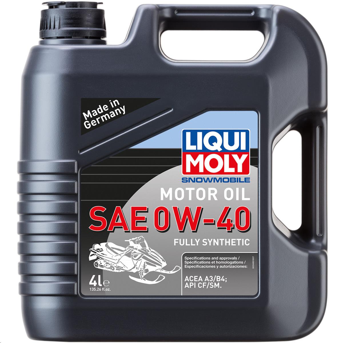 4T Synthetic Snowmobile Motor Oil - 0W-40 - 4L.