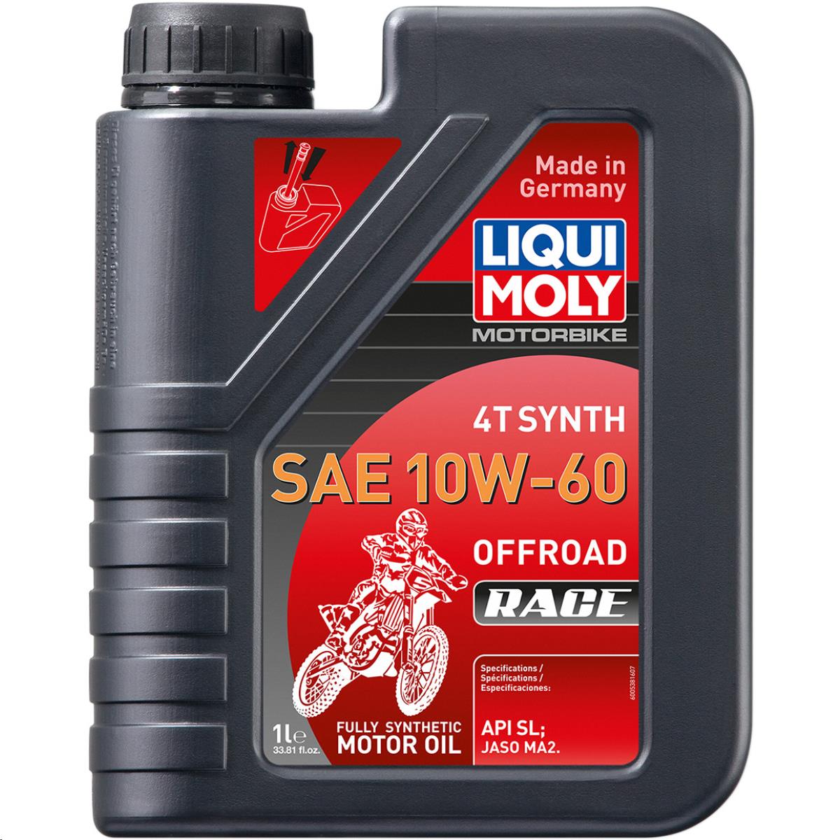 4T Synthetic Offroad Race Motor Oil - 10W-60 - 1L.