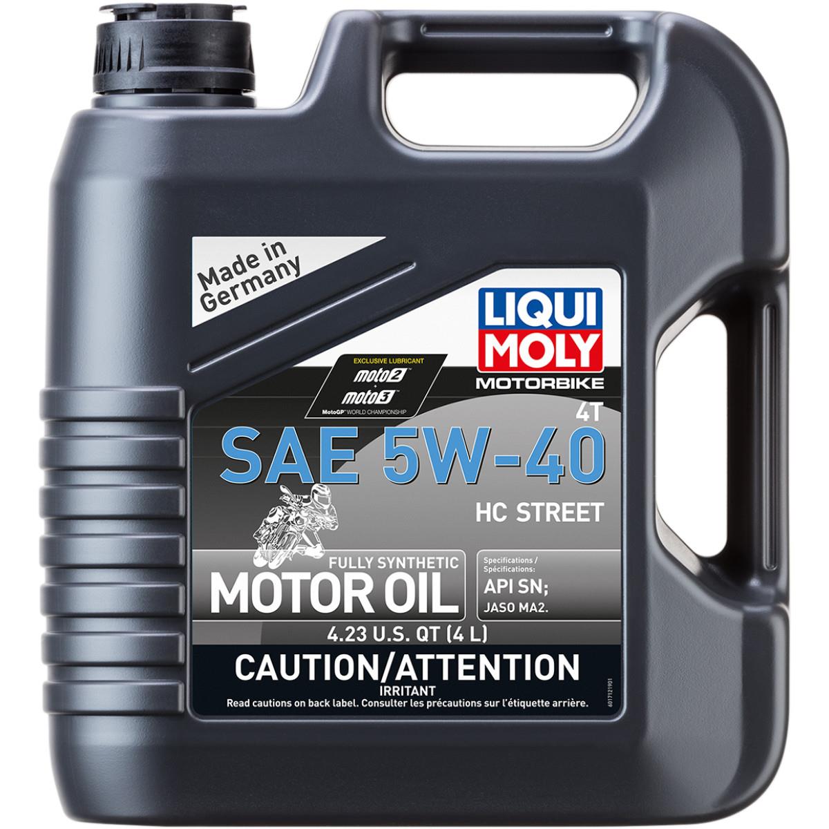 4T HC Street Motor Oil - 5W-40 - 4L.