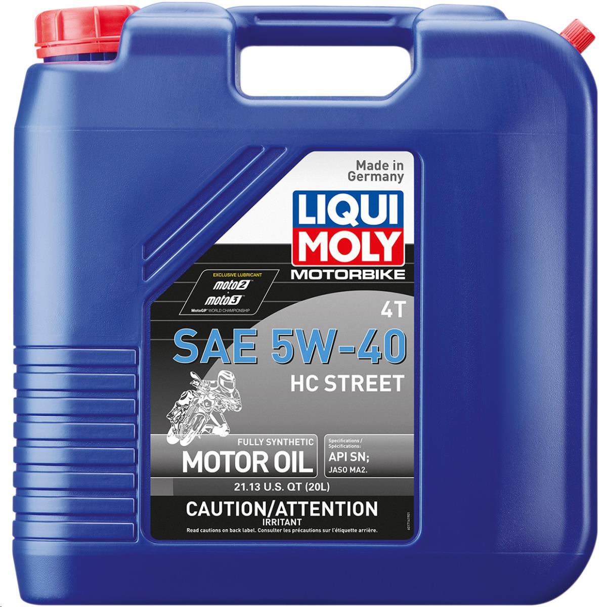 4T HC Street Motor Oil - 5W-40 - 20L.