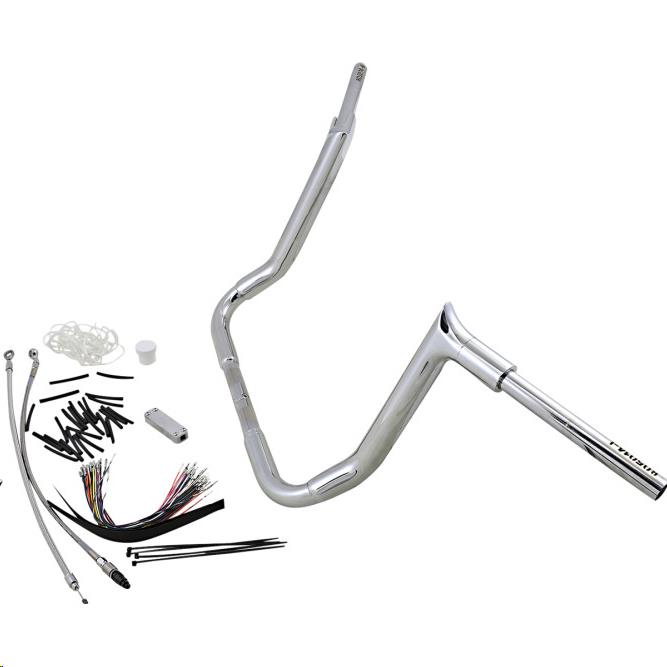 1-1/2in. EZ Install Pointed Top Handlebar Kit - Chrome