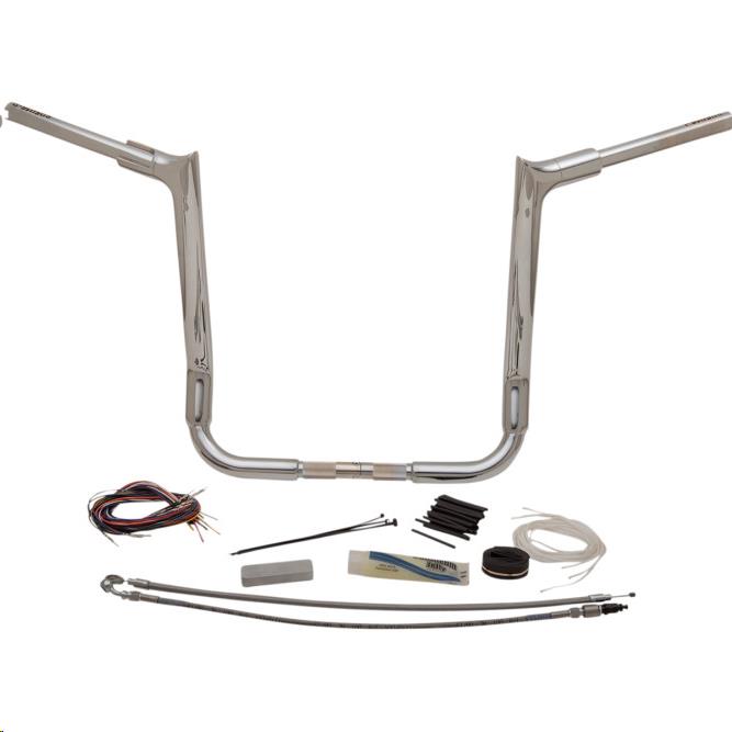 1-1/2in. EZ Install Pointed Top Handlebar Kit - Chrome