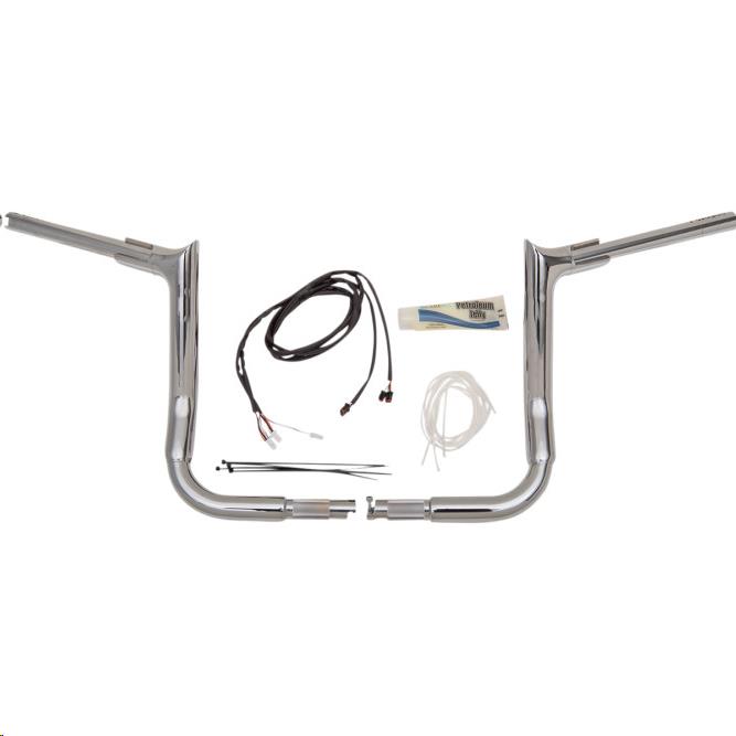 1-1/2in. EZ Install Pointed Top Handlebar Kit - Chrome