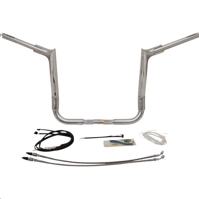 1-1/2in. EZ Install Pointed Top Handlebar Kit - Chrome