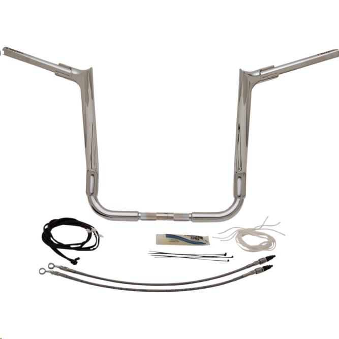 1-1/2in. EZ Install Pointed Top Handlebar Kit - Chrome