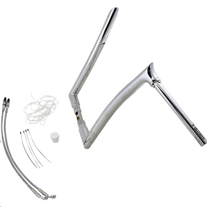1-1/2in. EZ Install Pointed Top Handlebar Kit - Chrome