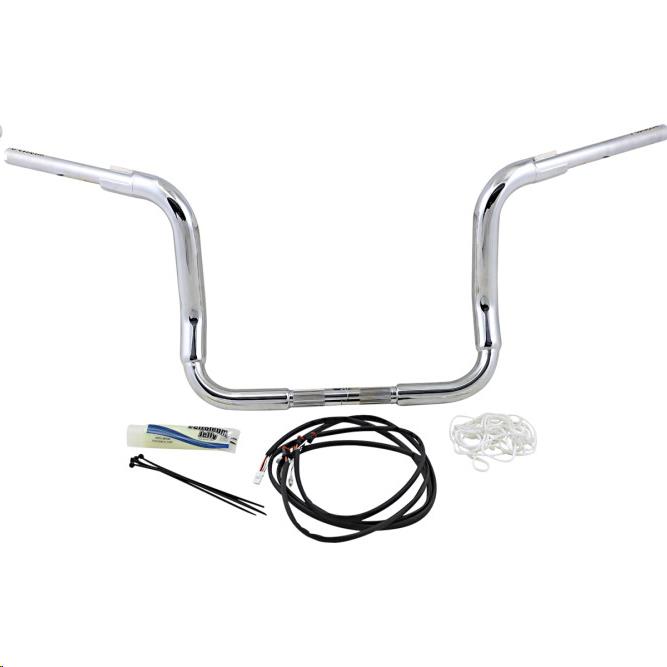 1-1/2in. EZ Install Pointed Top Handlebar Kit - Chrome