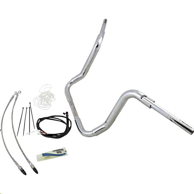 1-1/2in. EZ Install Pointed Top Handlebar Kit - Chrome