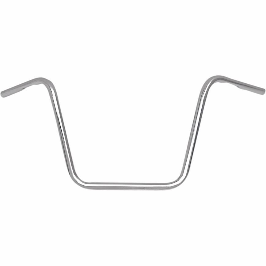 1in. Buckhorn High Handlebar - Dimpled - Chrome