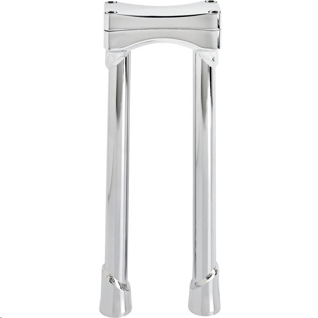 O/S Murdock Riser - 12in. - Chrome