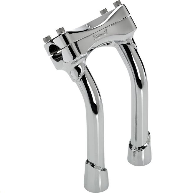 O/S Murdock Riser - 8in. - Chrome
