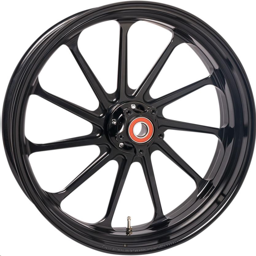 One-Piece Aluminum Front Wheel (Dual Disc) - 21in. x 3.5in. - Assault Black