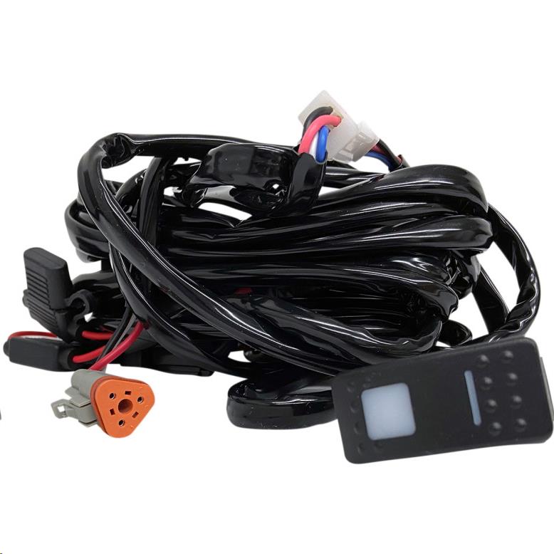Auxiliary Wiring Harnesses Rectangular Lighted On/ Off/On Switch - 300-watt/40-amp