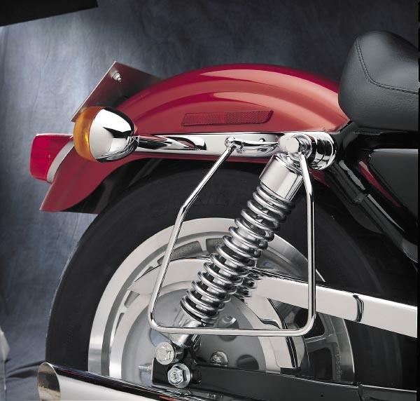 Chrome Saddlebag Support Brackets