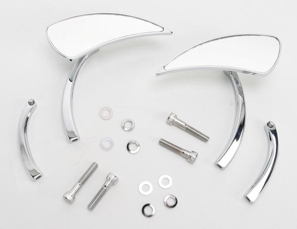 Teardrop Mirror - Short and Long Radius Stem