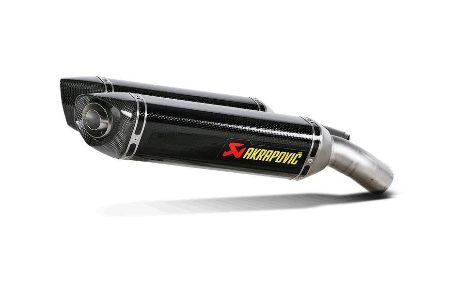 Slip-On Line Dual Exhaust - Carbon Fiber Mufflers