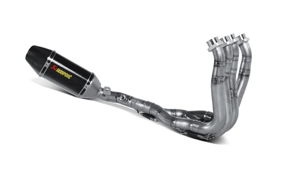 Racing Line Full System Exhaust - Carbon Fiber Muffler