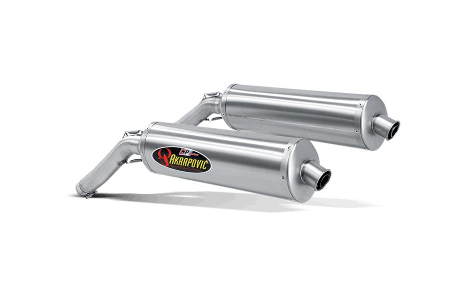 Slip-On Line Dual Exhaust - Titanium Mufflers