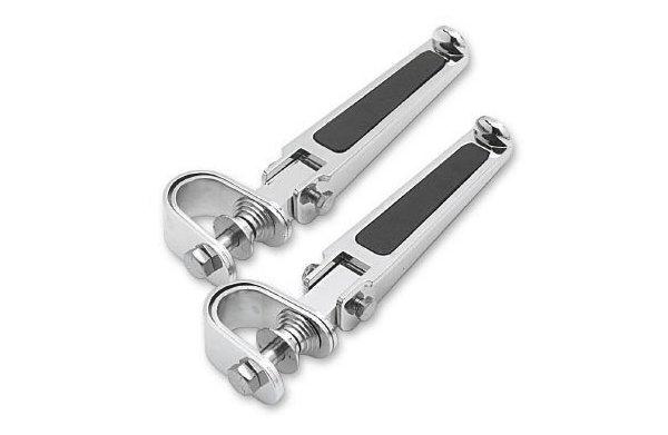 Foot Pegs with Rubber Inlay - Bolt-on (5/16in. Mount Bolts)