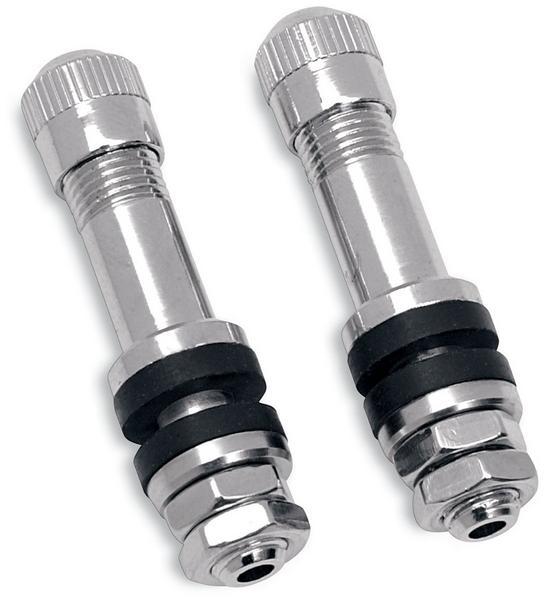 Bolt-In Valve Stems - Chrome; for .30in. holes