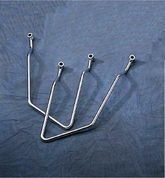 Chrome Saddlebag Support Brackets