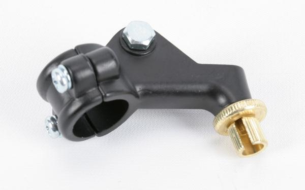 Two-Piece Left Lever Holder without Mirror Holes - Black