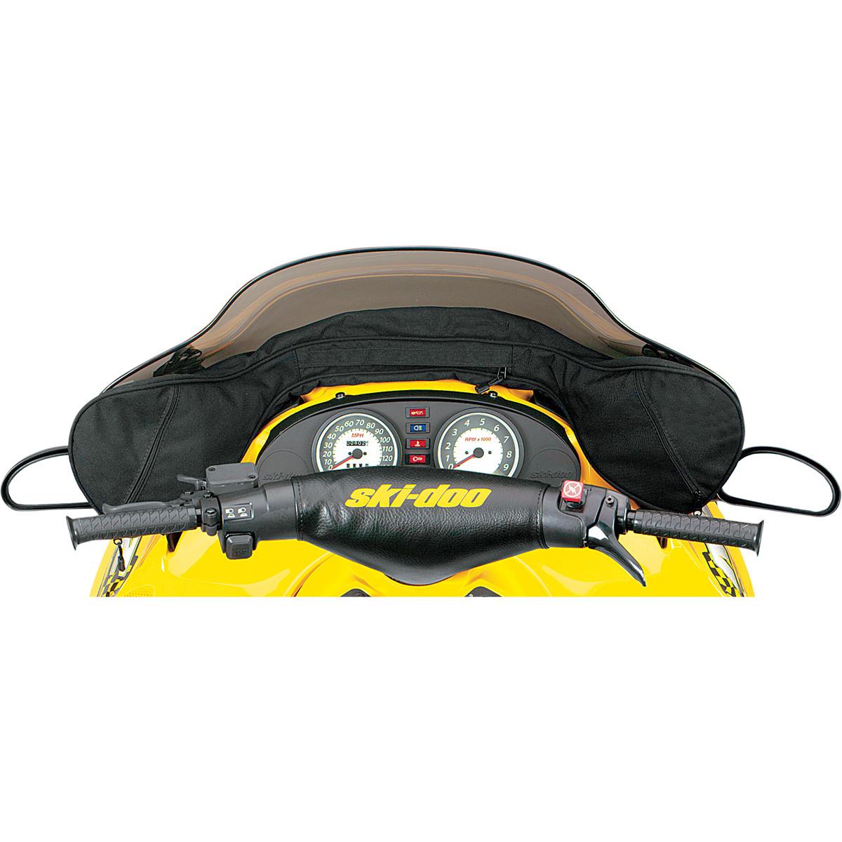 Snowmobile Windshield Bag - Black